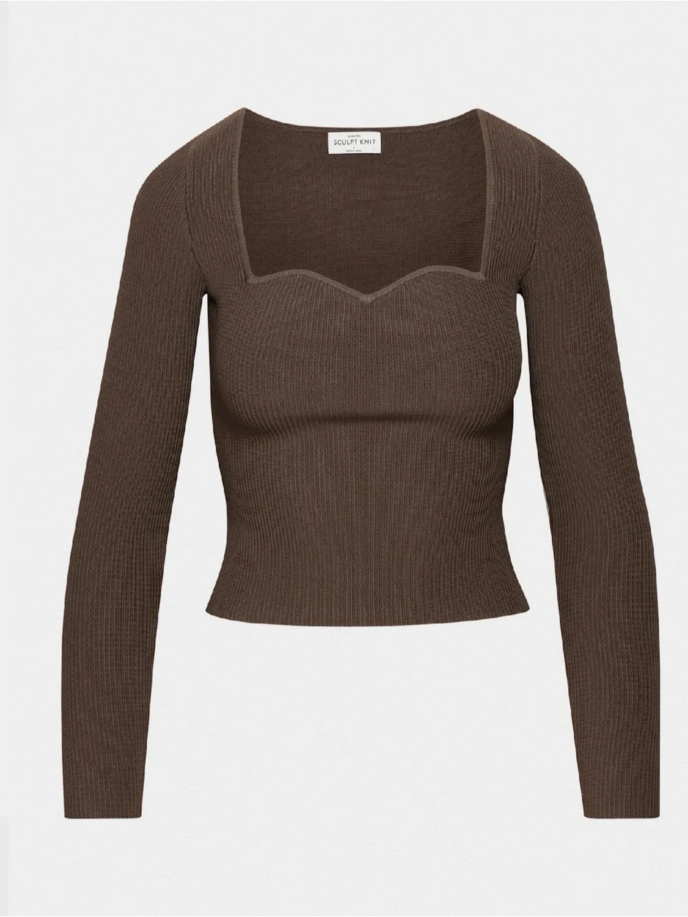 Babaton Sculpt Knit Sweetheart Longsleeve
